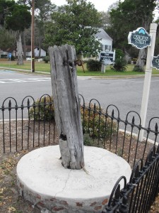 Washington's Pump - the only source of fresh water in Saint Marys Georgia until the Tidal wave of 1818